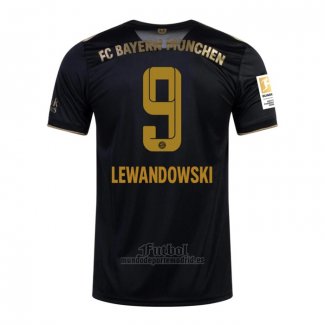 Camiseta Bayern Munich Jugador Lewandowski Segunda 2021-2022