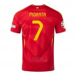 Camiseta Espana Jugador Morata Primera 2024