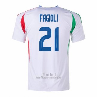 Camiseta Italia Jugador Fagioli Segunda 2024-2025