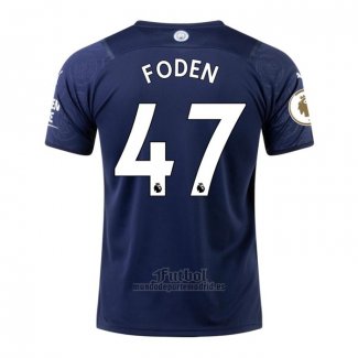 Camiseta Manchester City Jugador Foden Tercera 2021-2022