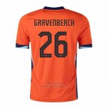 Camiseta Paises Bajos Jugador Gravenberch Primera 2024