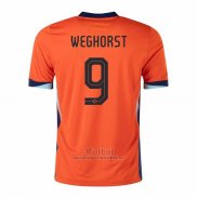 Camiseta Paises Bajos Jugador Weghorst Primera 2024