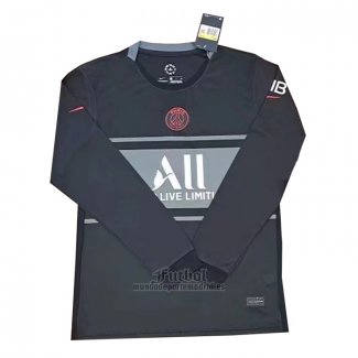 Camiseta Paris Saint-Germain Tercera Manga Larga 2021-2022