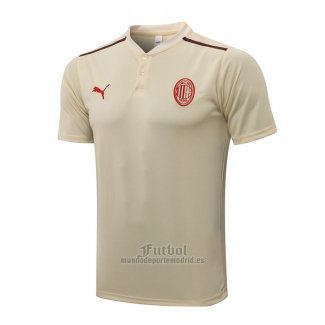 Camiseta Polo del AC Milan 2021-2022 Amarillo