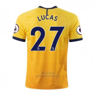 Camiseta Tottenham Hotspur Jugador Lucas Tercera 2020-2021