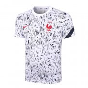 Camiseta de Entrenamiento Francia 2020-2021 Blanco