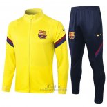 Chandal de Chaqueta del Barcelona 2020-2021 Amarillo