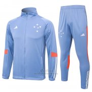 Chandal de Chaqueta del Cruzeiro 2024-2025 Gris