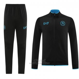 Chandal de Chaqueta del Napoli 2023-2024 Negro