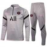 Chandal de Sudadera del Paris Saint-Germain 2021-2022 Gris