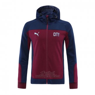 Chaqueta con Capucha del Manchester City 2020-2021 Rojo