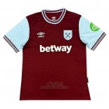 Camiseta West Ham Primera 2024-2025 Tailandia