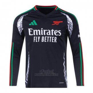 Camiseta Arsenal Segunda Manga Larga 2024-2025