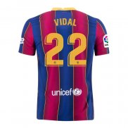 Camiseta Barcelona Jugador Vidal Primera 2020-2021