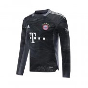 Camiseta Bayern Munich Portero Manga Larga 2021-2022 Negro