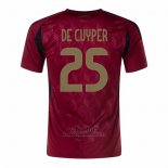 Camiseta Belgica Jugador De Cuyper Primera 2024