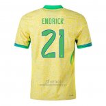 Camiseta Brasil Jugador Endrick Primera 2024