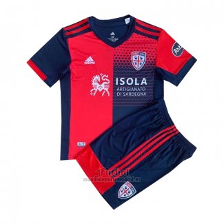 Camiseta Cagliari Calcio Primera Nino 2021-2022