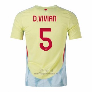 Camiseta Espana Jugador D.Vivian Segunda 2024