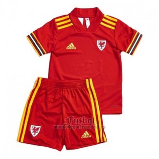 Camiseta Gales Primera Nino 2020