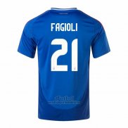 Camiseta Italia Jugador Fagioli Primera 2024-2025