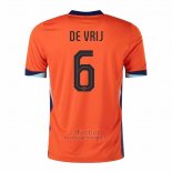 Camiseta Paises Bajos Jugador De Vrij Primera 2024