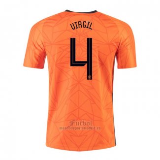 Camiseta Paises Bajos Jugador Virgil Primera 2020-2021