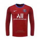 Camiseta Paris Saint-Germain Portero Manga Larga 2020-2021 Rojo