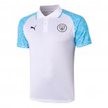 Camiseta Polo del Manchester City 2020-2021 Blanco