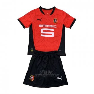 Camiseta Stade Rennais Primera Nino 2024-2025