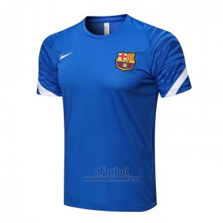 Camiseta de Entrenamiento Barcelona 2021-2022 Azul