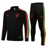 Chandal de Chaqueta del Ajax Nino 2021-2021 Negro