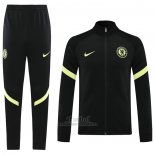 Chandal de Chaqueta del Chelsea 2021-2022 Negro