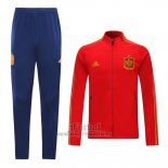 Chandal de Chaqueta del Espana 2020 Rojo