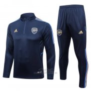 Chandal de Sudadera del Arsenal Nino 2023-2024 Azul