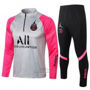 Chandal de Sudadera del Paris Saint-Germain Nino 2021-2022 Gris