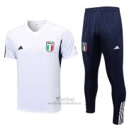 Chandal del Italia Manga Corta 2023-2024 Blanco