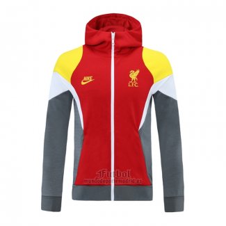 Chaqueta con Capucha del Liverpool 2021-2022 Rojo