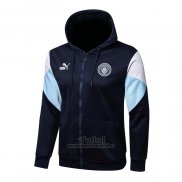 Chaqueta con Capucha del Manchester City 2021-2022 Azul