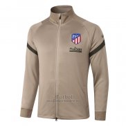 Chaqueta del Atletico Madrid 2020-2021 Caqui