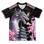 Camiseta Japon Dragon 2024-2025 Negro y Rosa Tailandia