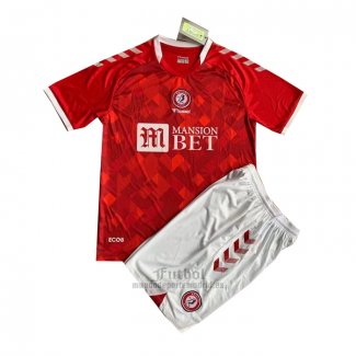 Camiseta Bristol City Primera Nino 2021-2022