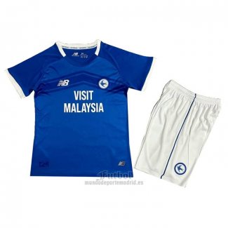 Camiseta Cardiff City Primera Nino 2024-2025