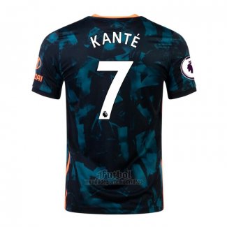 Camiseta Chelsea Jugador Kante Tercera 2021-2022