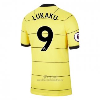 Camiseta Chelsea Jugador Lukaku Segunda 2021-2022