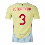 Camiseta Espana Jugador Le Normand Segunda 2024