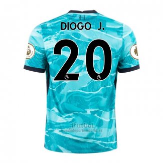 Camiseta Liverpool Jugador Diogo J. Segunda 2020-2021