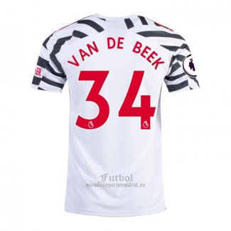 Camiseta Manchester United Jugador Van De Beek Tercera 2020-2021