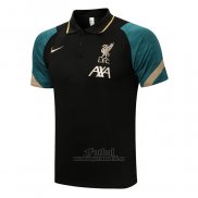 Camiseta Polo del Liverpool 2021-2022 Negro