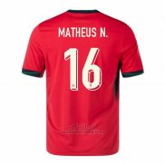 Camiseta Portugal Jugador Matheus N. Primera 2024